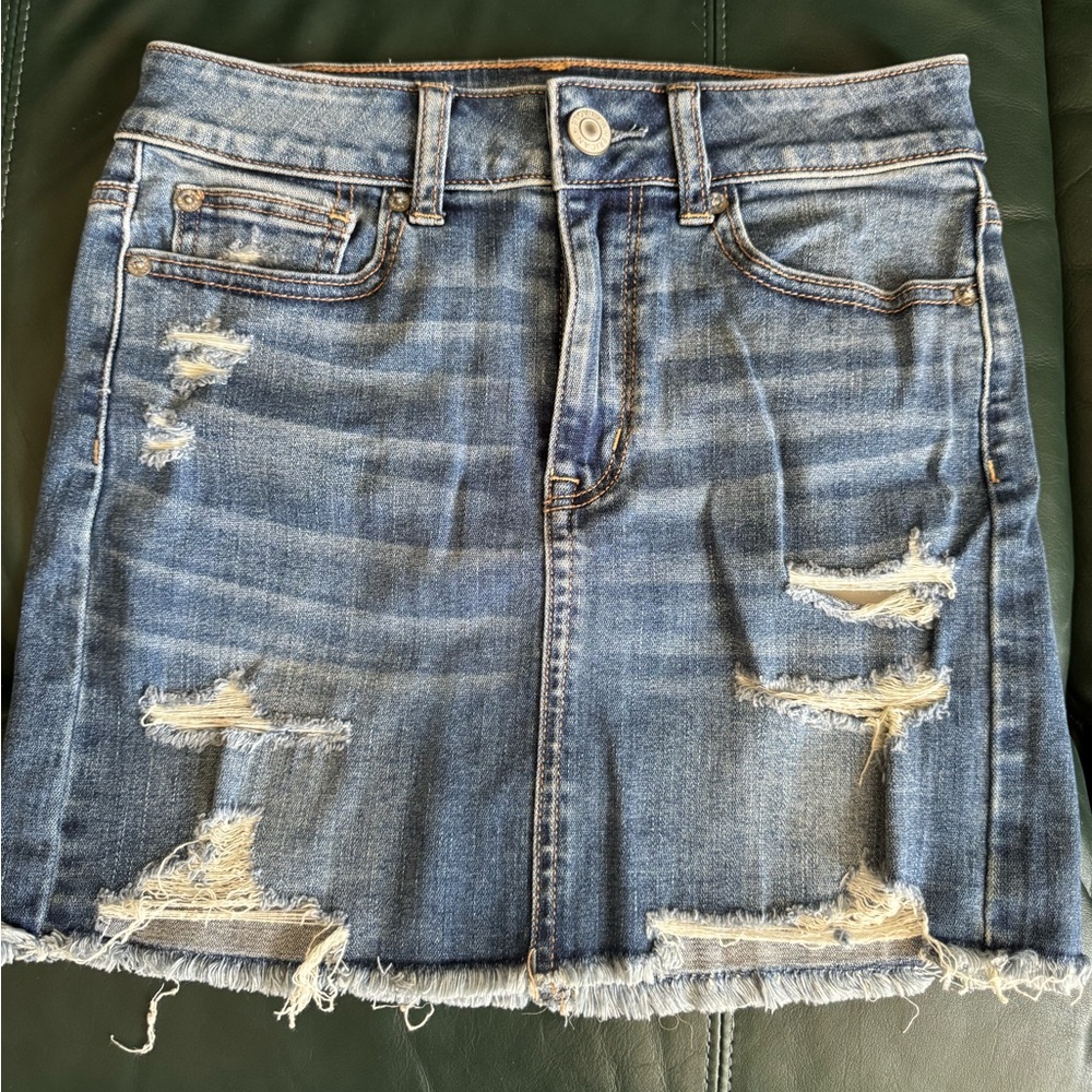 American Eagle Denim Mini Skirt